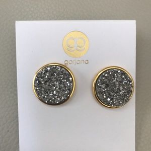 Gorjana Astoria Large Druzy Stud Earrings